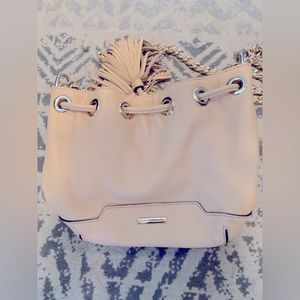 Beige Rebecca Minkoff purse/bag.